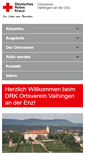 Mobile Screenshot of drk-vaihingen-enz.de
